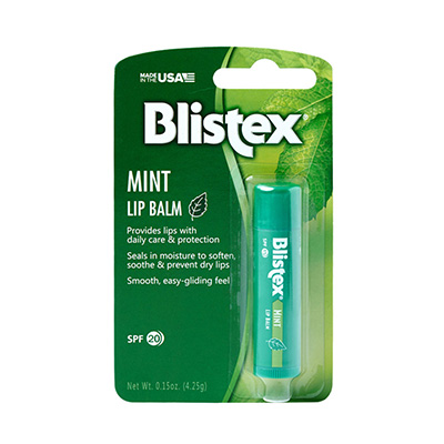 美国Blistex 碧唇滋润修复润唇膏SPF20（4.25g）薄荷味