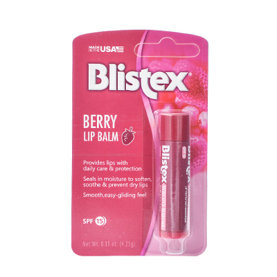 美国Blistex 碧唇浆果味润唇膏SPF15（4.25g）