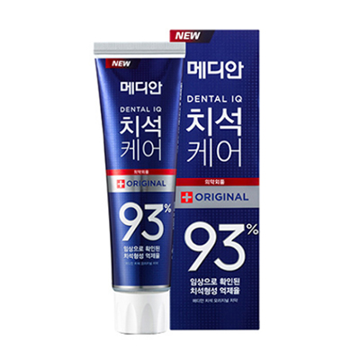 韩国爱茉莉 美迪安93%去牙垢键龈牙膏（120g）蓝色