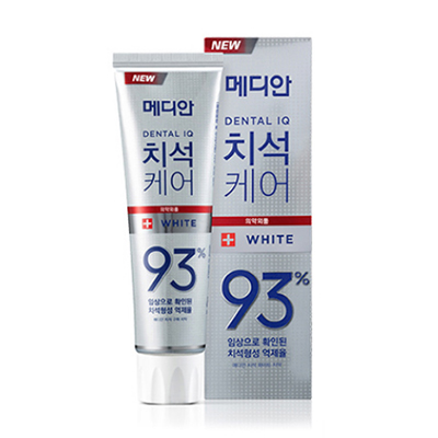 韩国爱茉莉 美迪安93%去牙垢靓白牙膏（120g）白色