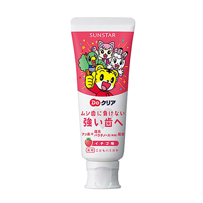 特-日本Sunstar 巧虎儿童含氟牙膏（70g）草莓味