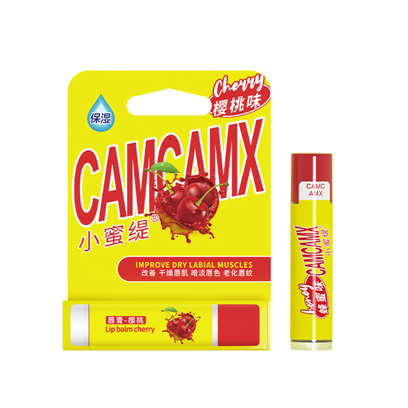 CAMCAMX 小蜜缇转管型润唇膏（4g）樱桃味