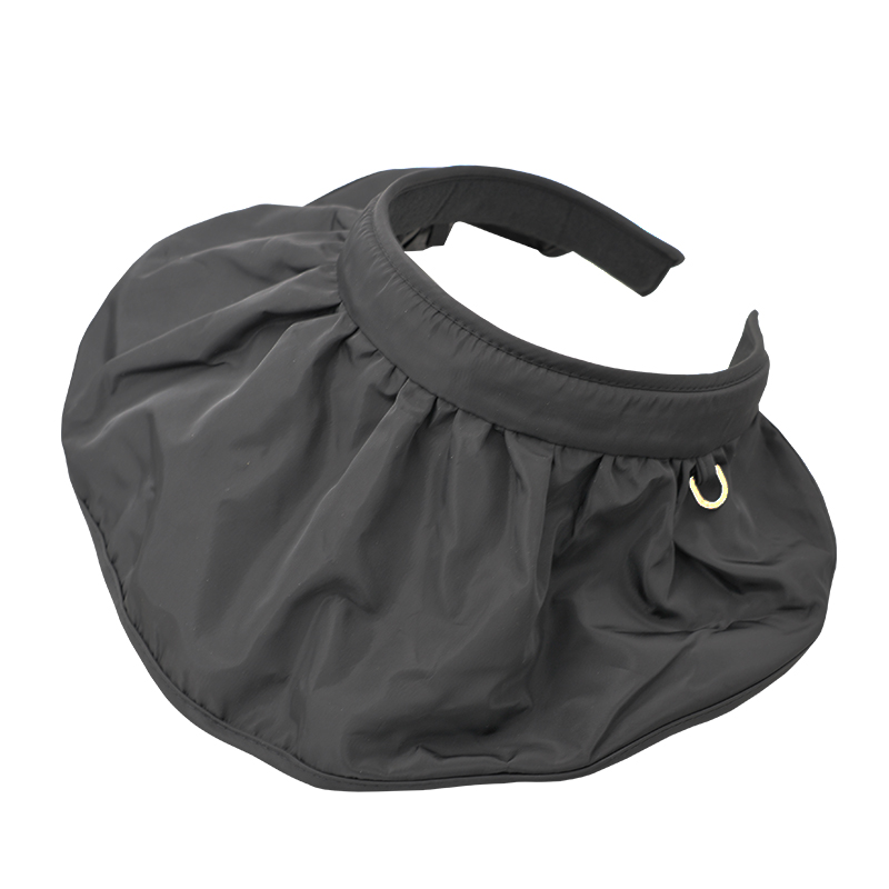FSDI 遮阳防晒帽（1个）黑色-送防风扣带