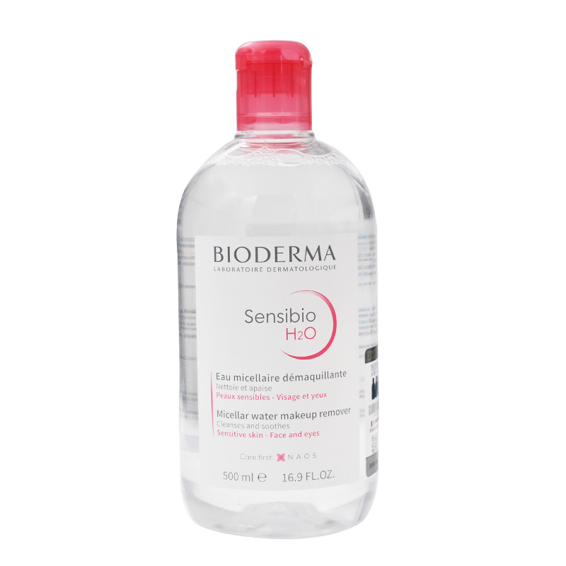 Bioderma 贝德玛四合一舒妍卸妆洁肤液/卸妆水（500ml）粉色
