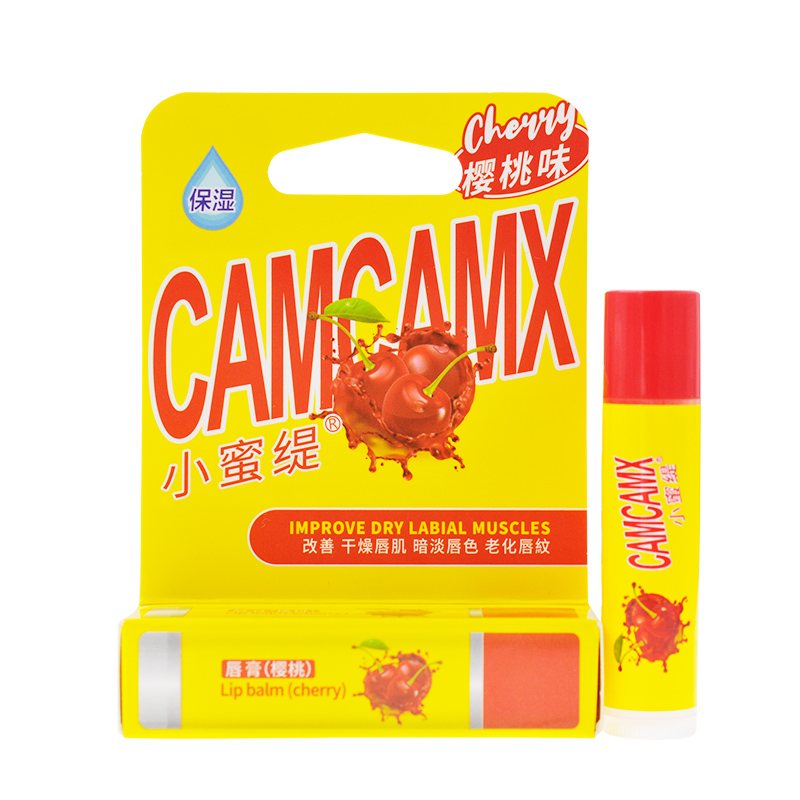 CAMCAMX 小蜜緹轉(zhuǎn)管型潤(rùn)唇膏（4g）櫻桃味