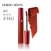 瑕疵处理-Armani 阿玛尼丝绒哑光红管唇釉（6.5ml）405#烂番茄色