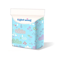 韩国Light wing 轻翼纯棉卫生巾/护垫（18cm*16片）